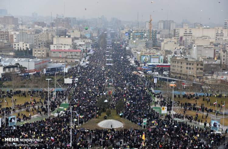 Iranians celebrate 40th anniversary of their revolution