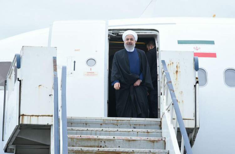 بازدید دکتر روحانی از مناطق سیل زده استان گلستان