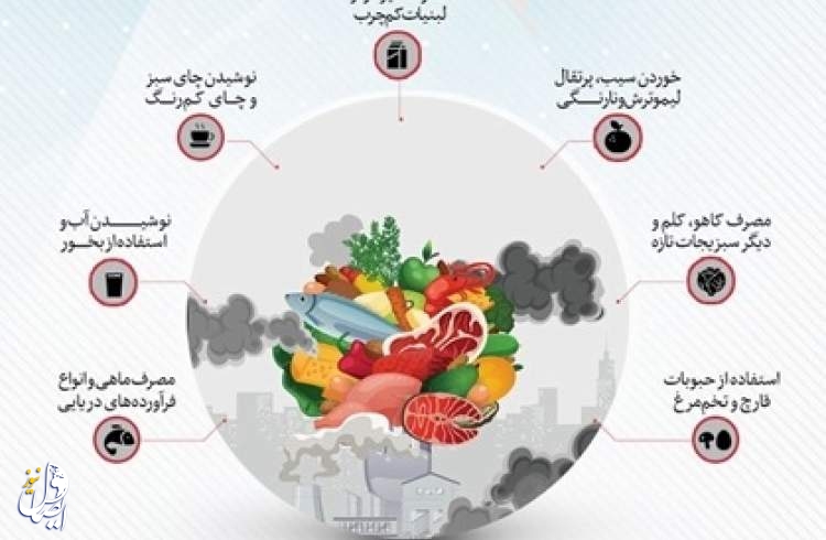 تغذیه مناسب، آسیب‌‌‌های ناشی از آلودگی هوا را کاهش می‌دهد