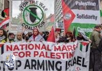 شعارهای ضد اسرائیلی بار دیگر در لندن طنین‌انداز شد
