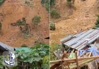 ۱۲ کشته و ۱۸ مفقودی در رانش زمین در اندونزی
